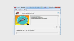 lỗi máy in không in được