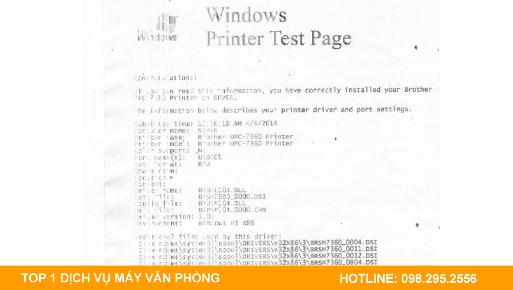 Dấu Hiệu Máy In HP Neverstop Laser 1000A Hết Mực